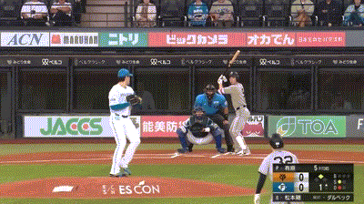 【日本ハム対巨人2回戦】巨人３番松本剛、先制タイムリー！！！！！！！！！！！！！！！！！！！
