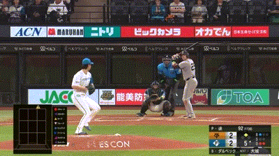【日本ハム対巨人1回戦】巨人、５回表２アウト二塁からダルベックのタイムリーツーベースで勝ち越し！！！！！！！！！！！！！！
