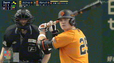 【巨人対ソフトバンク3回戦】巨人、３回裏１アウト一二塁からダルベックのタイムリーツーベースで勝ち越し！！！！！！！！！！！！！！！