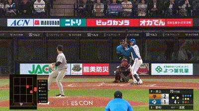 【日本ハム対巨人1回戦】日本ハム、４回裏１アウト一三塁から野村佑希の犠牲フライで同点に追いつく！！！！！！！！！！
