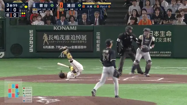 【動画】今日のG-浦田の三振ww