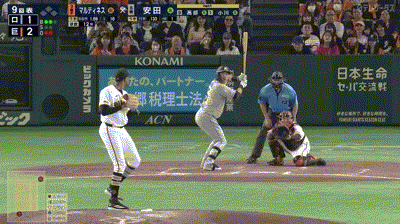 【巨人対ロッテ3回戦】ロッテ代打・安田、土壇場９回表２アウトで巨人守護神マルティネスから第２号同点ソロホームラン！！