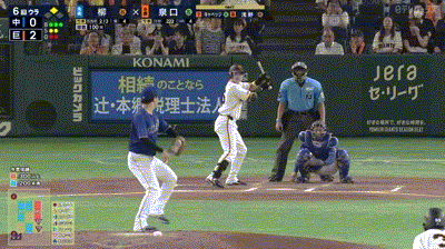 【巨人対中日11回戦】巨人、6回裏2アウト二塁から泉口のタイムリーツーベースでリードを3点に広げる！泉口は今日猛打賞&2打点！！