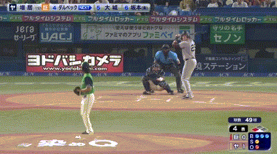【ヤクルト対巨人16回戦】巨人、4回表1アウト三塁からダルベックの犠牲フライで同点に追いつく！！