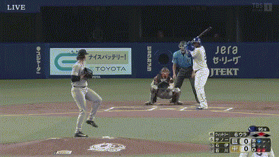 【中日対巨人12回戦】中日、6回裏2アウト二塁からサノーのタイムリーで1点先制!!