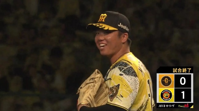 【阪神対巨人17回戦】阪神　接戦制し連敗ストップ　前半戦白星フィニッシュで同率首位浮上　村上完封８勝目　六回に佐藤輝が９戦ぶりの２２号バックスクリーン弾