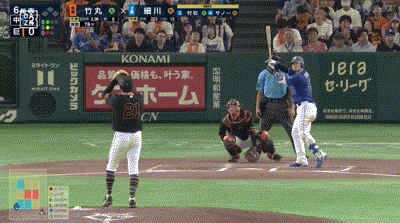 【巨人対中日16回戦】中日・細川成也、巨人・竹丸から第13号ソロホームラン!リードを3点に広げる!!