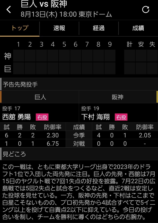 本日の東都神7　西館vs下村の頂上決戦ｗｗ