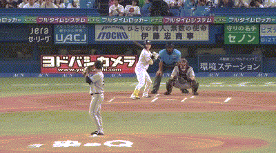 【ヤクルト対巨人21回戦】ヤクルト・長岡、巨人・井上から二試合連続先頭打者ホームラン！！