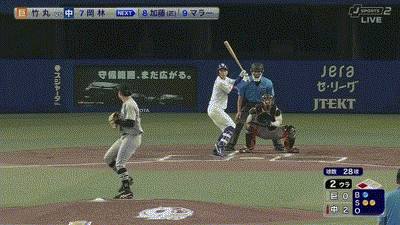 【中日対巨人19回戦】中日、2回裏無死三塁から岡林勇希のタイムリーでリードを3点に広げる！！