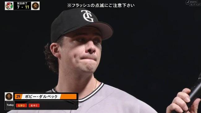 ダルベック .266 18本 60打点 出塁率.332 OPS.812 得点圏.301