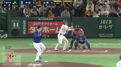 【巨人対中日25回戦】巨人、初回2アウト二三塁から大城の2点タイムリーで先制！！