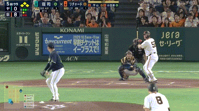 【巨人対ヤクルト24回戦】今日一軍昇格のリチャード、5回2アウト満塁から2点タイムリーツーベース！巨人が10点目！！